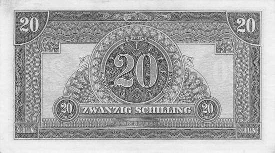 20 Schilling p107 Alliierte Militärbehörde